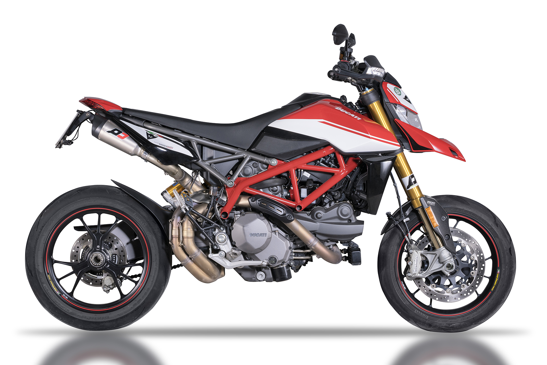 QD Exhaust Twin Gunshot Exhaust system for Ducati Hypermotard 950 / SP QD Exhaust Twin Gunshot Exhaust system for Ducati Hypermotard 950 / SP
